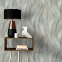 Papel pintado tejido-no tejido Guido Maria Kretschmer Fashion for Walls turquesa