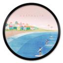 Póster Surf en la costa de Australia - Ríos - Redondo