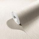 Ikke-vævet tapet med fine linjer og let struktur beige plain