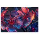 Canvasbillede, 3D-makroblomster