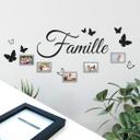 Sticker mural - Famille 5 cadres inclus