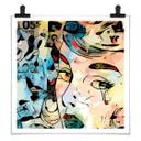 Póster Zamart - Homenaje a Miró - La Lágrima - Cuadrado