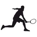 Muursticker Tennisspeler 02