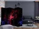 Paravent, Raumteiler freistehend, Trennwand - space - stars II, 5-teilig - einseitig bedruckt - 225x172 cm
