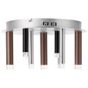 Deckenleuchte Eddy, braun, 21,5 x 40 cm, Metall Deckenlampe, dimmbar