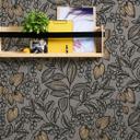 Architects Paper Floral Impression - Papier peint intissé fleuris, gris