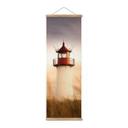 Póster de tela faro en la costa de Sylt - Eisenmann - Panorama