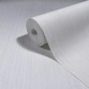 Papel pintado no tejido rayas moderno, clásico mate en blanco 