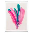 Póster Kubistika - Ramo de plumas