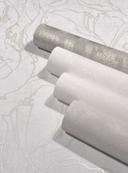 non-woven tapet hvid grafik til stue soveværelse tapet marburg