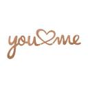 Decoración en madera de caoba - You and me