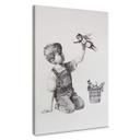 Canvasbillede - Banksy - Real Hero