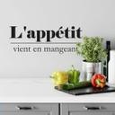 Sticker mural L'appétit vient en mangeant