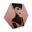 Hexagon - Alu-Dibond-Kobbereffekt - Ireland - Oh Audrey