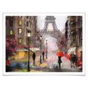 Plakat - Red Umbrellas in Paris