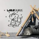 Wallsticker -  Navn + Dinosaurus 01