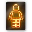Glasschilderij Mielu - Minifigure