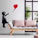Fototapet - Banksy - Girl with the red balloon