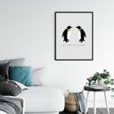 Plakat - Orara Studio - You had med at hello penguin