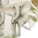Tapet cirkel Dyr i den tropiske jungle - UN Designs - vliesetapet/selvklæbende non-woven tapet