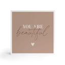 Træ dekoration blok You are beautiful