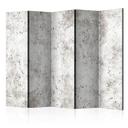 Skærmrumdeler - Urban stil: Beton, 5-delt - 225x172 cm