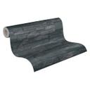 Sten effekt tapet sort - 3D sten tapet - non-woven tapet soveværelse gang