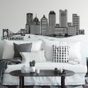 Sticker mural - Pittsburgh Skyline