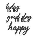 Letras MDF Today is a good day to be happy
