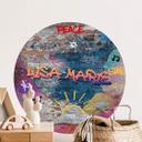 Vinilo decorativo personalizado con texto a elegir - Redondo