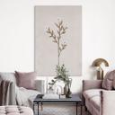 Billede Blomster illustration - Forget-me-not - Goed Blauw – print på aluminium (Alu-Dibond)