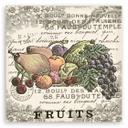 Canvasbillede, vintage frugt