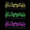 LED Skyline - Berlijn