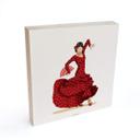 Billede af træ til at sætte op - Tohmé - Flamenco - 15x15 cm