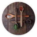 Tableau en alu-Dibond Aleksandrova - Epices diverses - Rond