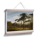 Póster Voogd - Paisaje italiano con pinos paraguas
