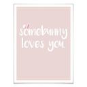 Poster Somebunny loves you