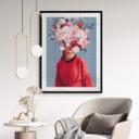 Plakat Moth - Flower Lady