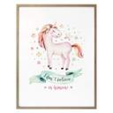 Póster Kvilis - No creas en los humanos - Unicornio entre las estrellas