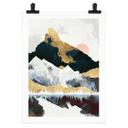 Póster Reflejo de un paisaje invernal - SpaceFrog Designs