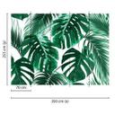 Designwalls tapet i grønt og hvidt non-woven tapet Palmer Palmer palmer 0