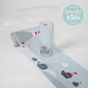 A.S. Création Lovely Kids Frise autocollante enfant - Gris, Rouge