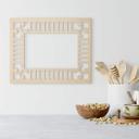 Decoración en madera de álamo - Marco de fotos
