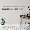 Wallsticker -  Coming together...