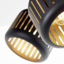 Spotrondell Silvio, gold, 17,5 x 37 cm, Metall Industrielle Deckenleuchte
