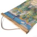 Tekstil plakat af Monet - Monets have i Vétheuil