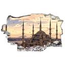 3D Wallsticker Blå Moské i Istanbul