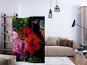 Screen room divider - Sommeraften, 3-delt