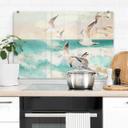 Stænkplade Måger på stranden - SpaceFrog Designs