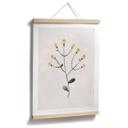 Póster Planta delicada con flores amarillas - Goed Blauw